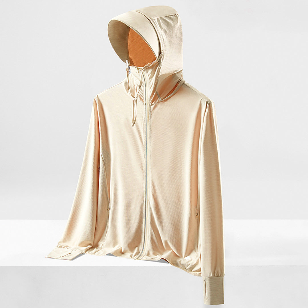 UPF 50+ Hooded Sun Protection Shirt, Men's & Women's – product photo