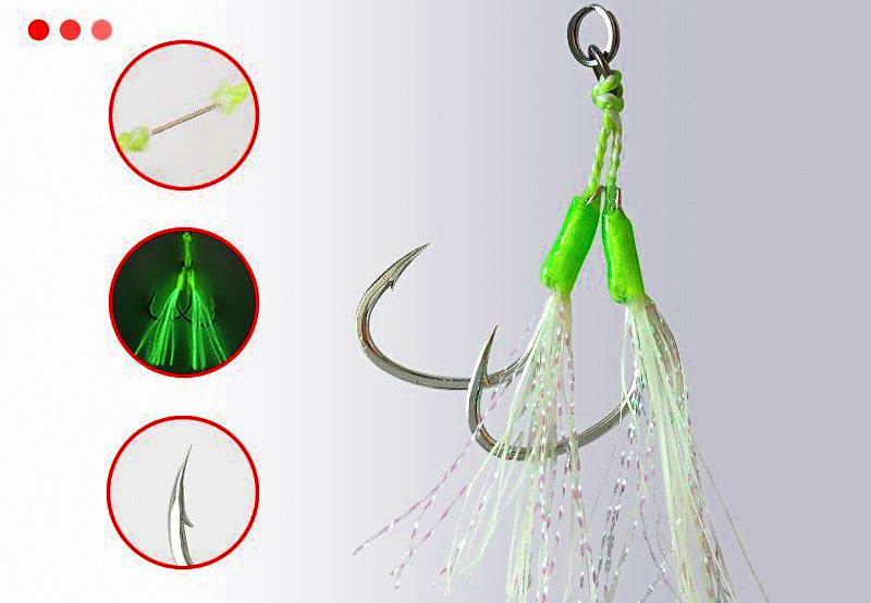 Slow Pitch Jig, Glow Taper Metal Jig, 40–250 g (1.4–8.8 oz) – product photo