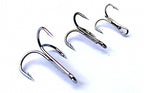 Barbed Treble Hooks, Black Nickel, Sizes #16 to 6/0 – product photo