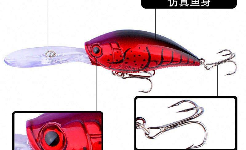 Deep Diving Long Lip Crankbait, 20 g (0.7 oz) – product photo
