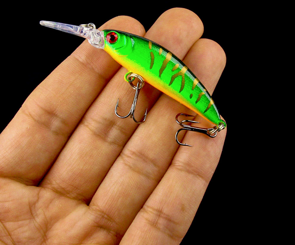 Long Lip Minnow Hard Bait, 7 cm, 6 g (0.21 oz) – product photo