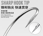 Wacky Rig Worm Hooks, Black Nickel, Sizes 3 to 3/0 – product photo