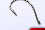 High Carbon Steel Ringed Eye Barbed Hooks, Sizes 4 to 3/0 – product photo