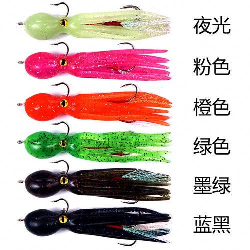 Lead Head Soft Squid Jig, 21 g (0.74 oz), 11 cm (4.3 in) – product photo