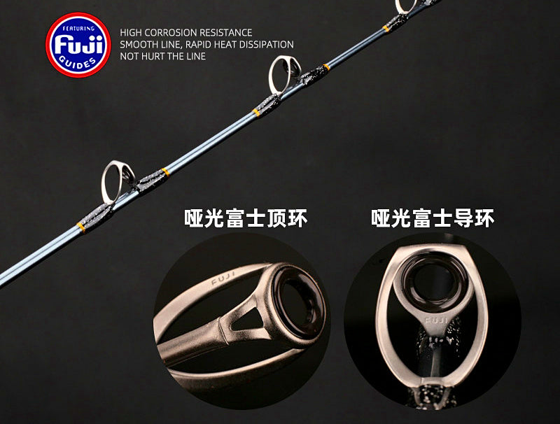 Fiberglass Electric Reel Boat Rod, 2-Pc, 1.8–3.3 m (6–11 ft) – product photo