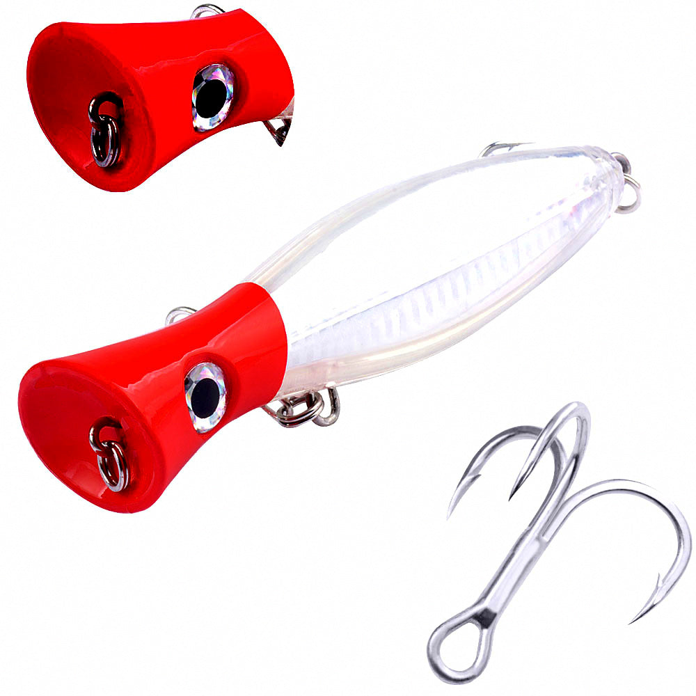 Topwater Popper Lure, 40.3 g (1.4 oz), 12.5 cm (4.9 in) – product photo