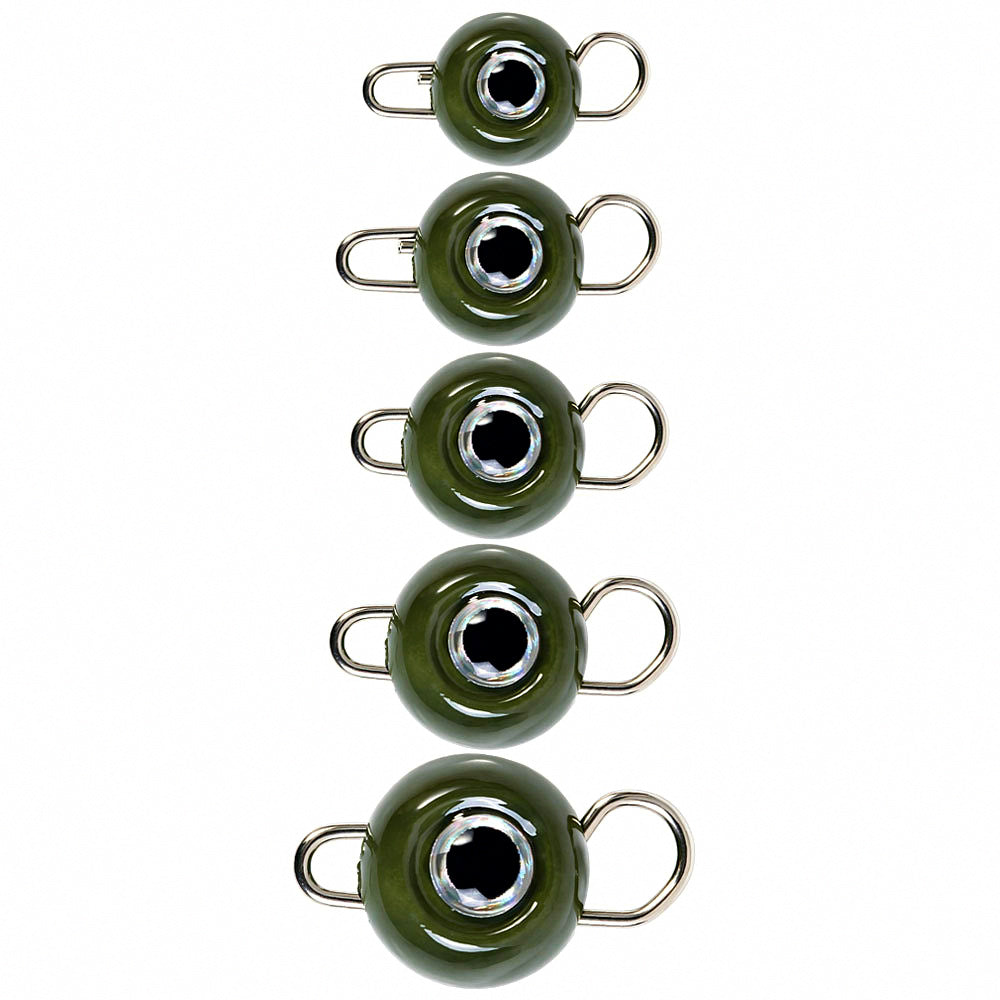 Round Head Jig Heads, 3.5–14 g (1/8–1/2 oz), 3-Pack – product photo