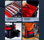 Sit-On Hard Tackle Box with Rod Holder Option, 6 L / 12 L – product photo