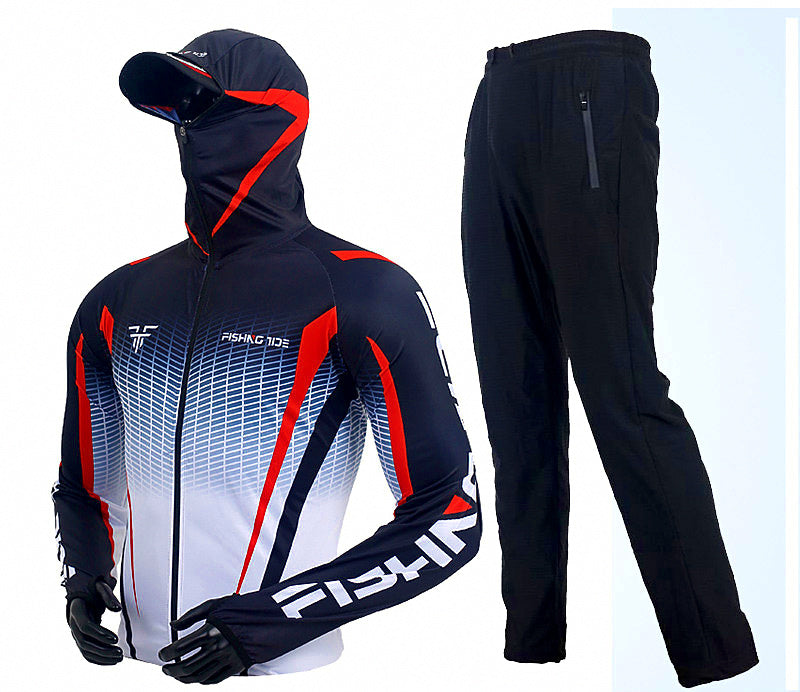 Men's UPF 50+ Ice Silk Fishing Sun Shirt, Long Sleeve – product photo