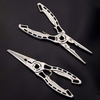 Stainless Steel Fishing Pliers, Long Nose, Braid Cutter