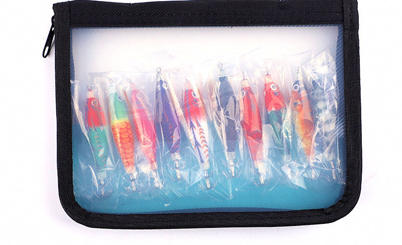 Strong Glow Wood Shrimp Squid Jig for Boat Fishing – product photo