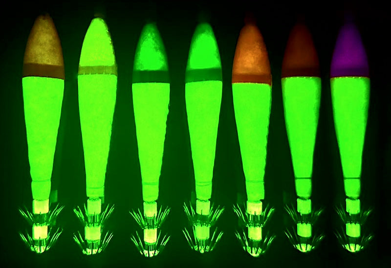 Glow Shrimp Squid Jig (Egi), Sizes 1.5–5.0 – product photo