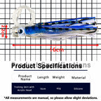 Octopus Skirt Trolling Lure, 6.5 in (16 cm) – product photo