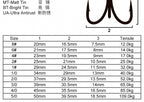 Saltwater Treble Hooks, High-Carbon Steel, Size #8 to 5/0 – product photo