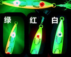 Glow Metal Jig with Rear Squid Hook, 200–250 g (7.1–8.8 oz) – product photo