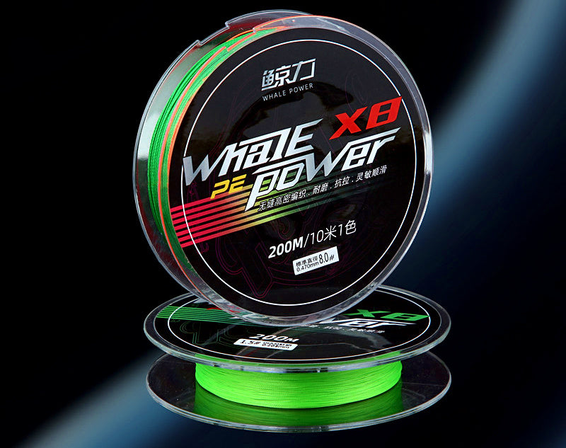 8-Strand Braided Fishing Line, PE 0.6–8, 200 m (219 yd) – product photo
