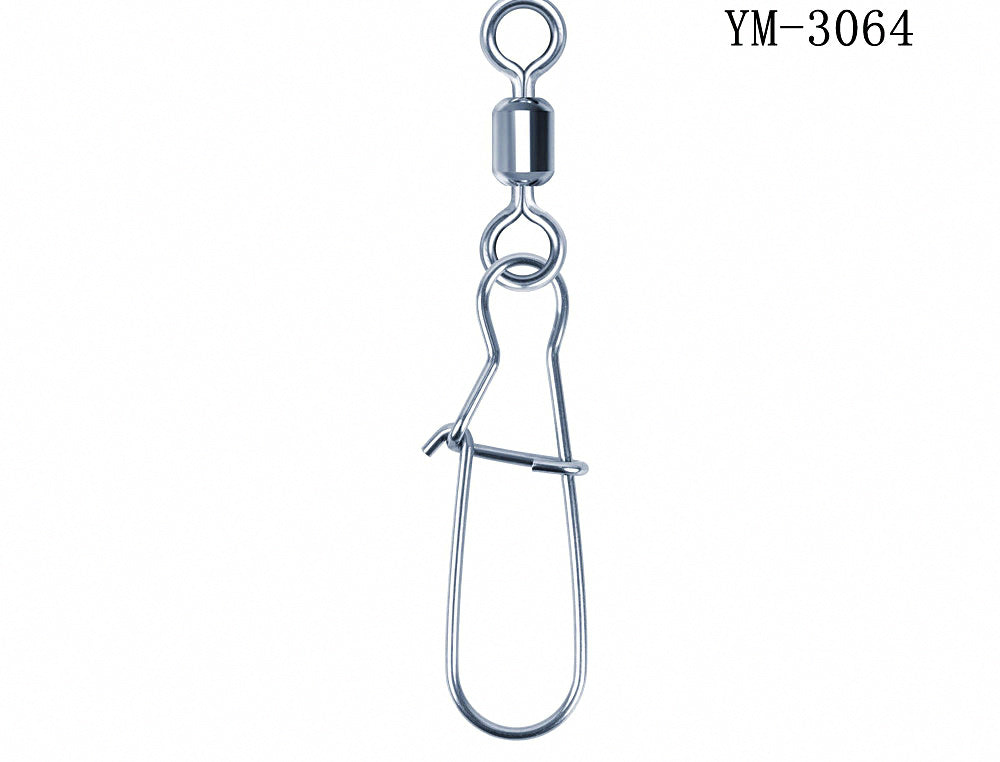 Stainless Steel Snap Swivel Connectors, Sizes 14–2/0 – product photo