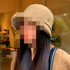Solid Color Rolled Brim Bucket Hat, Adjustable, Foldable – product photo