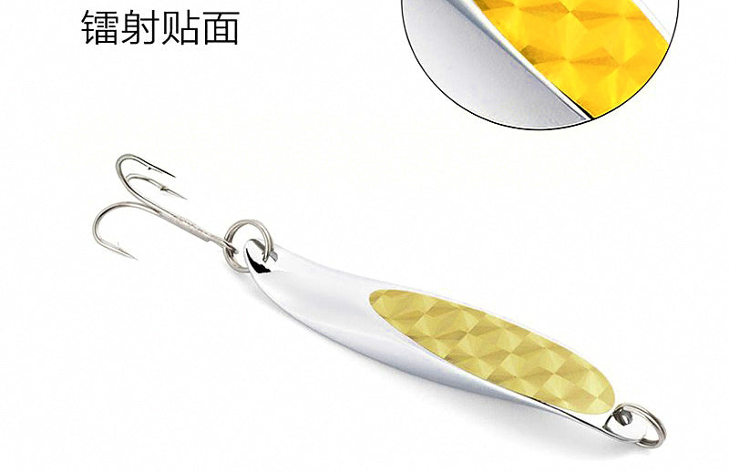 Casting Spoon Lure with Treble Hook, 21 g (0.74 oz), 5-Pack – product photo