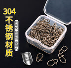 Fishing Snap Connectors, Gourd-Shape & Safety Pin, 100/200 pcs – product photo