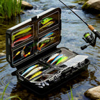 Double-Layer Plastic Tackle Box for Hooks & Small Lures – product photo