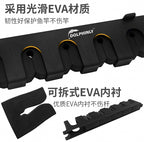 Wall-Mount Fishing Rod Rack, Vertical 6-Hole EVA, No Drill – product photo