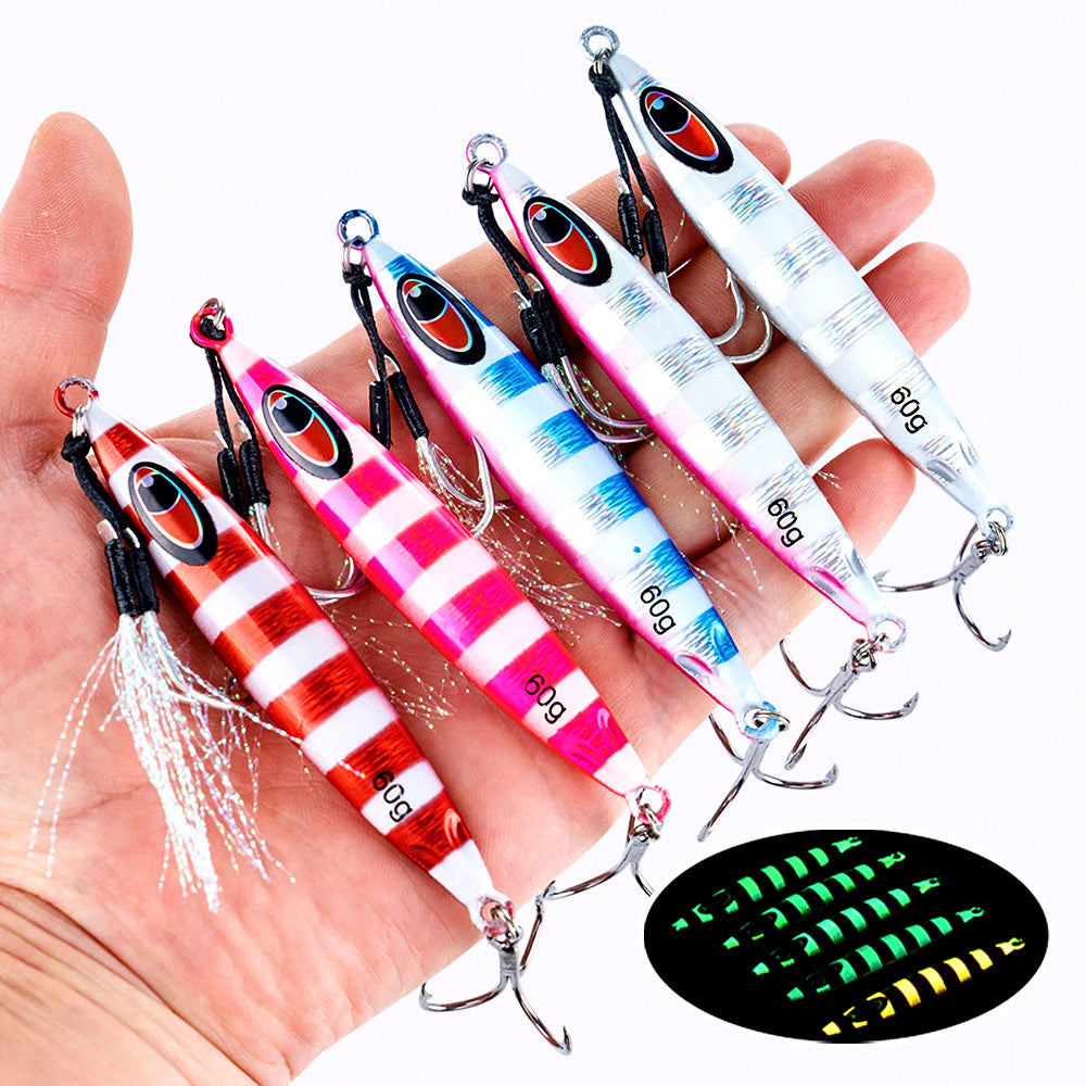 Long Glow Metal Jig, 10–60 g (0.4–2.1 oz) – product photo