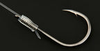 Pre-Tied Snelled Hooks, Bucket Pack of 40, 1 m Leader – product photo