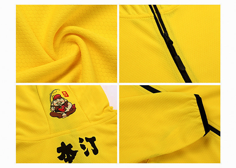 Long Sleeve Fishing Sun Shirt, Ice Silk or Honeycomb Knit – product photo