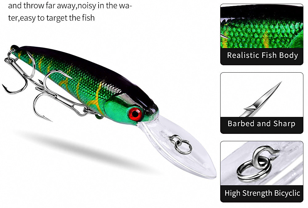 Minnow Hard Bait Lure, 9 cm (3.5 in), 8.3 g (0.29 oz) – product photo