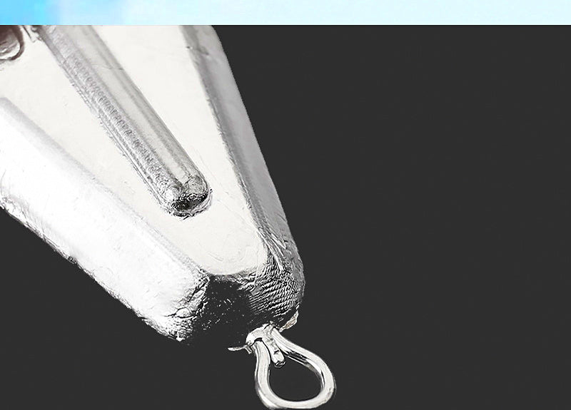 Heart Shaped Lead Sinker, Hanging Ring, 0.35–10.6 oz (10–300 g) – product photo