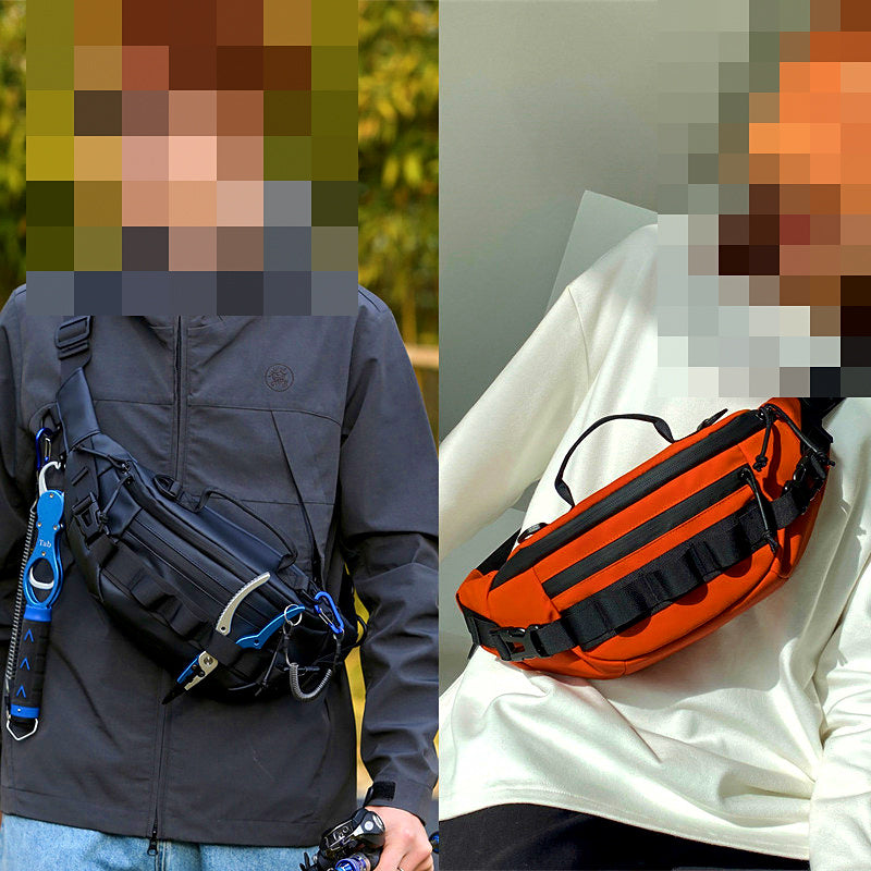 Waterproof Fishing Sling Bag / Waist Pack, Multi-Pocket – product photo