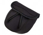 Neoprene Spinning Reel Cover Bag, Black, S/M/L – product photo