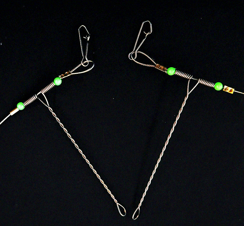Stainless Wire Boom Dropper Rig Arms, 0.6 mm, 2-5 Hook – product photo