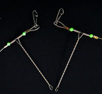 Stainless Wire Boom Dropper Rig Arms, 0.6 mm, 2-5 Hook – product photo