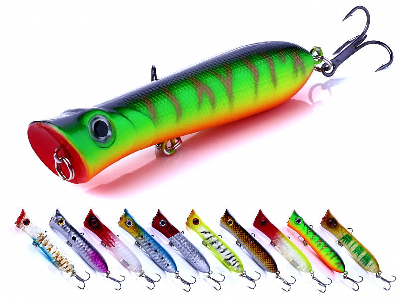 Topwater Popper Lure, 11 g (0.39 oz), 8 cm – product photo