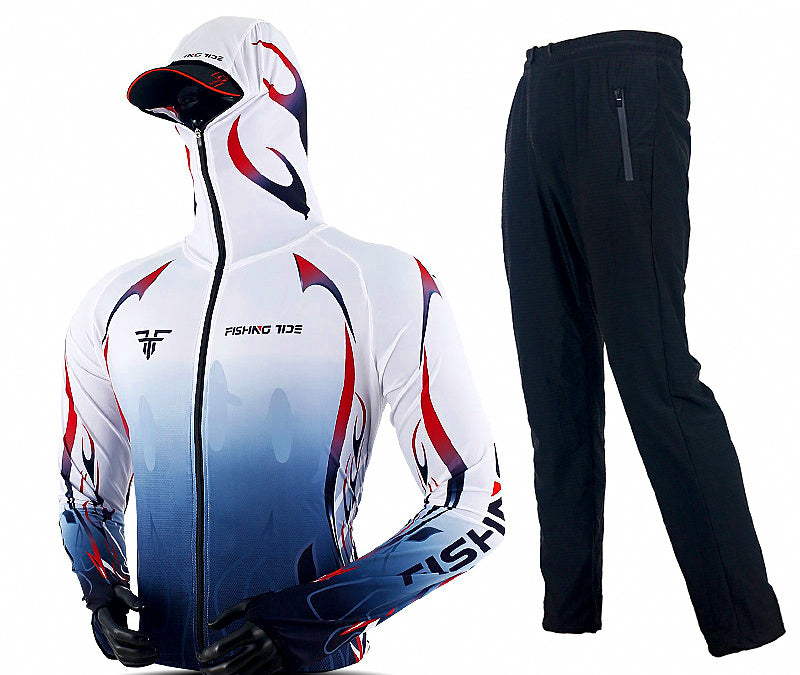 Long Sleeve Sun Protection Fishing Shirt, Quick-Dry, Unisex – product photo