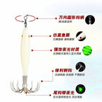Glow Squid Jig, 12-Claw, 7.4 cm (2.9 in), 4 g (0.14 oz) – product photo
