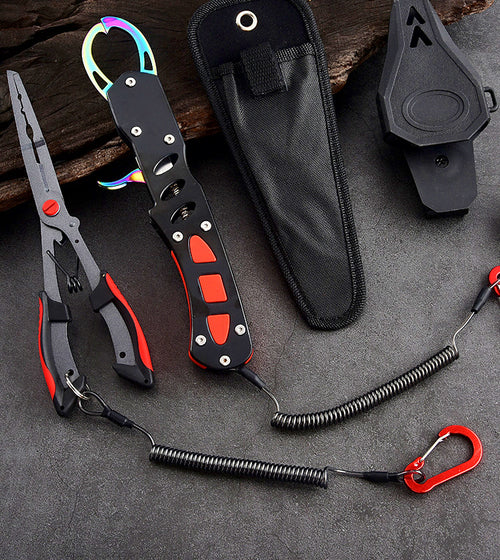 21 cm (8.3 in) Teflon-Coated Fishing Pliers, Stainless – product photo
