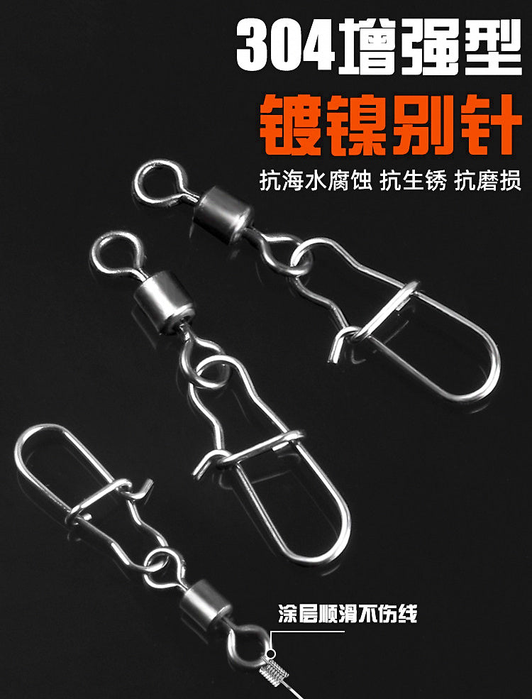 Fishing Snap Swivel Connectors, Size #2–#14 – product photo