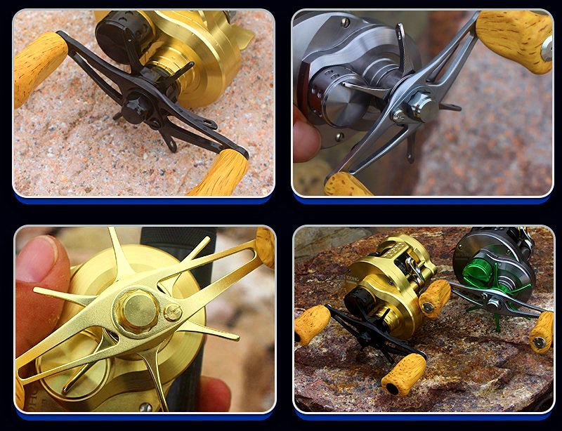 Aluminum Reel Handle Arm & Nut for Baitcasting Reels – product photo