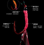 Antarctic Shrimp Fish Skin Hooks, Barbed Single, 10 Pack – product photo