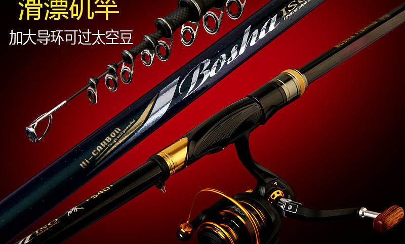 Telescopic Carbon Rock Fishing Rod, 3.6–7.2 m (12–23.6 ft) – product photo