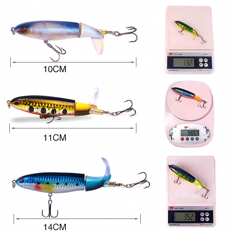 Propeller Topwater Tractor Lure, 13–35 g (0.5–1.2 oz) – product photo