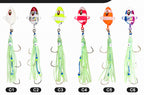 Glow Slow Pitch Jig with Squid Hook, 100–300 g (3.5–10.6 oz) – product photo