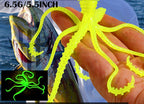 TPE Octopus Soft Bait, 5.5 in, 6.5 g (0.23 oz), Glow UV – product photo