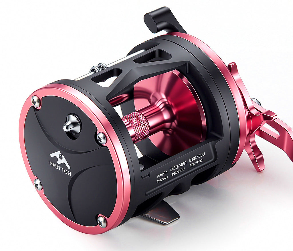 Right-Hand Baitcasting Reel, Deep Spool, 3.8:1, 4 Bearings – product photo