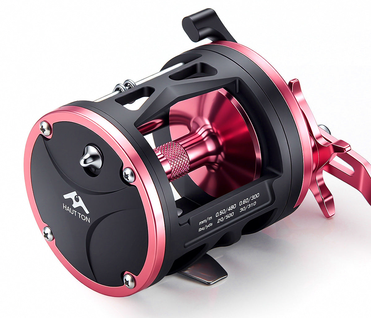 Right-Hand Baitcasting Reel, Deep Spool, 3.8:1, 4 Bearings – product photo