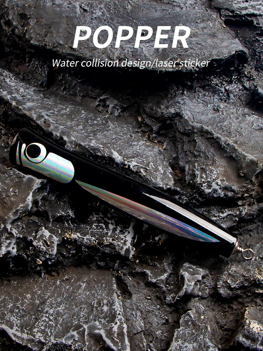 Wooden Popper Lure, 110 g (3.9 oz), 23 cm (9 in) – product photo