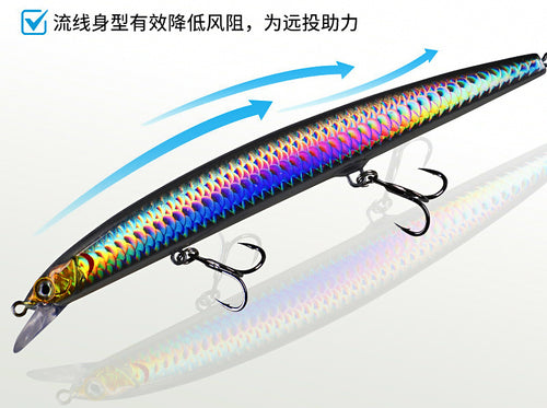Floating Minnow Hard Bait, 15 cm (5.9 in), 22 g (0.8 oz) – product photo
